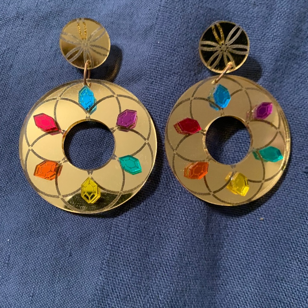 Marvel Acrylic Dangle Earrings